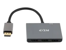 4XMST02 4XEM Port Mst Hub Dp Adap Monitor Splitter