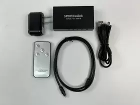 37507 AMALINK Toslink Fiber Optic Digital Switcher Splitter