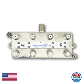 Amphenol B09jsk7wd6 8-way Digital Splitter Moca 2.5 Abs318h Silver