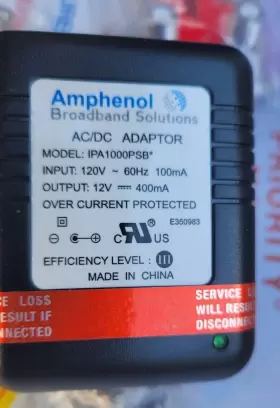 IPA1008DL-RSVF AMPHENOL Cable Splitter Amplifier Power Supply #2