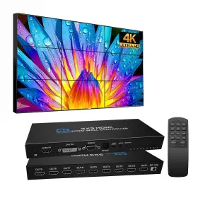 3X3-4K AOGETYO Video Wall Controller Hdmi Processor