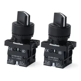 Api Electric La139a-ed33 2pcs 22mm 3 Position Selector Switch Maintained 1no1no