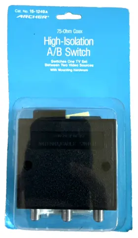 15-1249A ARCHER Tandy Radio High Isolation Switch Coax