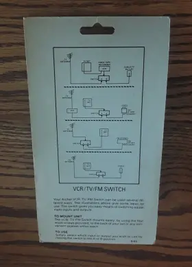 151254 ARCHER Vcr Tv Fm Switch #2