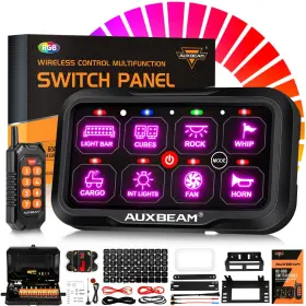 QPAB010390-FBA AUXBEAM Gang Switch Panel Wireless Remote Up