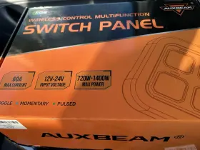 RA84 AUXBEAM Gang Wireless Multifunctional Switch Panel