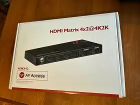 4KMX42 AV ACCESS Hdmi Matrix Switch Hdr Arc Spdif