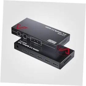 Av Access 4ksp14-s 4k 60hz/1080p 120hz Hdmi 2.0 Splitter 1 In 4 Out Auto Downscaler With Hdr10
