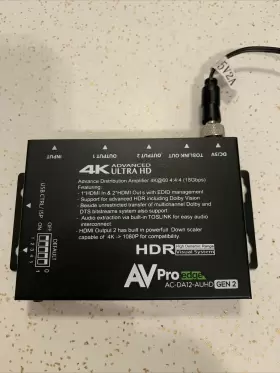 AC-DA12-AUHD-GEN2 AV PRO EDGE Avpro Hdmi Gbps Splitter Hdr