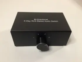 719081362760 AZDUOU Directional Audio Switcher Stereo Sound