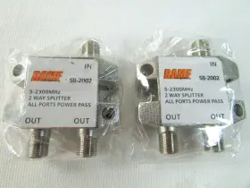 4330165787 BAMF MANUFACTURING Set Coax Cable Splitter Moca