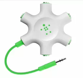 F8Z274BTGREEN BELKIN Rockstar Headphone Audio Jack Port Music