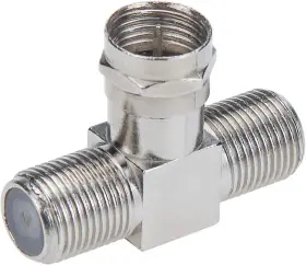 744759957313 COAXIAL Cable Splitter Connector Adapter Tv Vcr #3