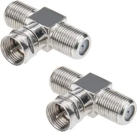 744759957313 COAXIAL Cable Splitter Connector Adapter Tv Vcr