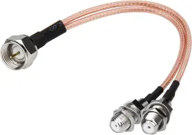 445036757772 BRANDED01 Splitter Coax Cable Tv Antenna Male