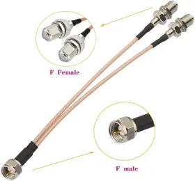 705353126383 BRANDED01 Splitter Coax Cable Tv Antenna #2