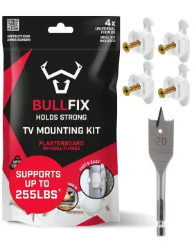 Universaltv BULLFIX Tv Drywall Bracket Hollow Wall Anchor Kit