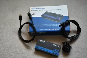 103073 CABLE MATTERS Port Hdmi Splitter Resolution Uhd
