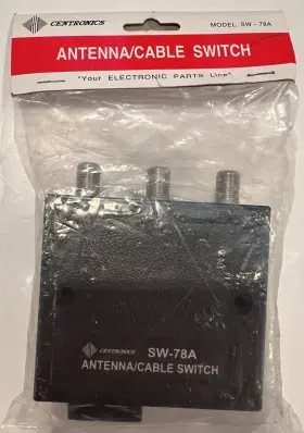 SW-78A CENTRONICS Antenna Cable Tv Switch Splitter