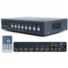 ST401-CUS-BK CHISHUNG Realtime Video Quad Multiplexer Cctv