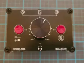 GFJ651 DOUK AUDIO Mini Microphone Headset Speaker Switcher #2
