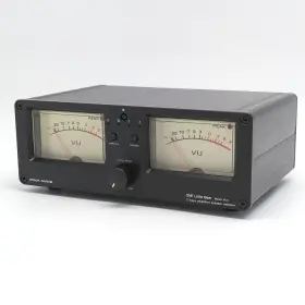 XX-VU3 DOUK AUDIO Dual Analog Meter Amplifier Speaker Switch #2