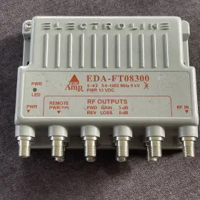 EDAFT08300 DROP-AMP Electroline Tv Cable Antenna Signal