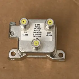 BDS102VF EXTREME Digital Coax Tv Cable Splitter Flex Mount