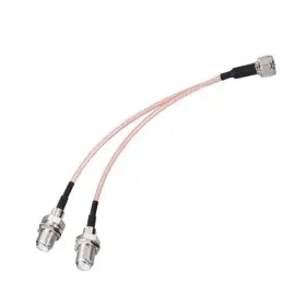 FGAC-F-01 FIVEGIOT Coaxial Cable Splitter Male Dual Female