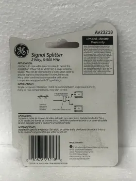 AV23218 GE General Electric Cable Signal Splitter Pack #2