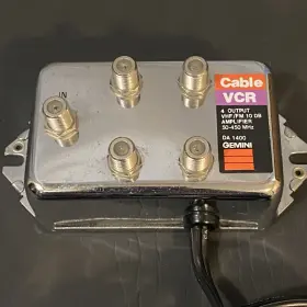 DA-1400 GEMINI Cable Vcr Vhf Fm Amplifier #2
