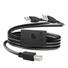 Hoxibsl H005 14.7ft Printer Cable Splitter 2 In 1 Out Printers With Toggle Switch For