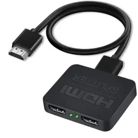 2-01 HRIOEKAX Hdmi Splitter Display Duplicate Mirror Tv Xbox