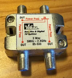 5MHZ24GHZ85333 IDEAL Satellite Diital Tv Splitter