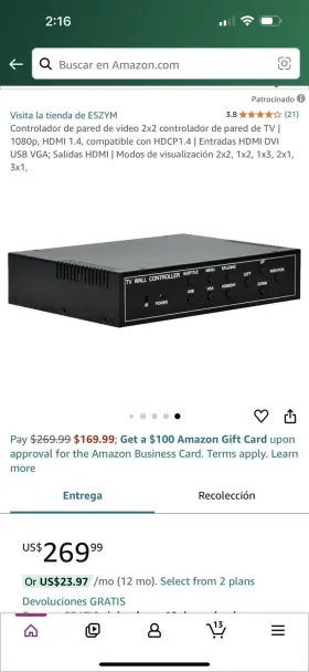 ISV-TWC4-232 ISEEVY Channel Tv Video Wall Controller Hdmi Dvi #3