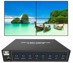 ISV-TWC4-4K60 ISEEVY Uhd Video Wall Controller Hdmi Dp Inputs