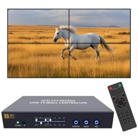 ISV-TWC4-4K60P ISEEVY Uhd Video Wall Controller Hdmi Dp Tv