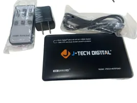 766150284577 J-TECH DIGITAL Hdmi Switch Pip Ir Hdcp Wireless