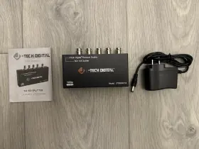 J-tech Digital Jtd-307 J-tech Sdi 1x4 Splitter 1920x1080 60hz Bnc 3g/hd/sd-sdi