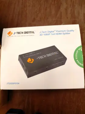 JTD3DSP0104 J-TECH DIGITAL Hdmi Splitter JTD3DSP0104 J-TECH DIGITAL Hdmi Splitter