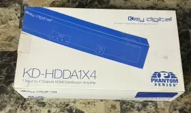 KD-HDDA1X4 KEY DIGITAL Phantom Hdmi Distribution Amplifier