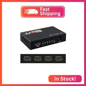Kgnm Mmplhdmi1x4splitterpna21 Hdmi Splitter 1 In 4 Out -4k 1x4 Ports V1.4 Powered 4k/2k Ful