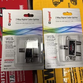 VM2202V1 LEGRAND Zinc Coax Video Cable Splitter