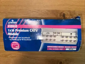 078477311486 LEVITON Catv Module Coax Splitter Amplifier