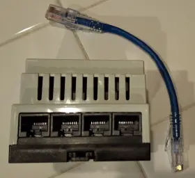 120A00-1 LEVITON Splitter Box Omni Bus Star Network Din Rail #2