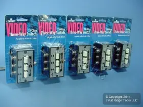 C5502 LEVITON Video Selector Switches Rca Games