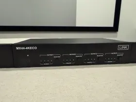 Link Mx44-4keco Hdmi Matrix Switch 4x4 Hdmi/s/pdif Rca Ir/ip Control