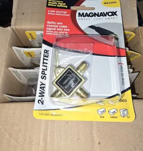 M61000 MAGNAVOX Pack Coaxial Signal Splitter Frequency
