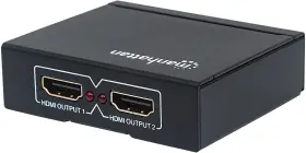 766623207454 MANHATTAN Port Hdmi Splitter Usb Power