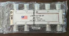 Mcr Cs-108 New Hp 8-way 5-2150mhz Power Pass Coax Cable Satellite Splitter